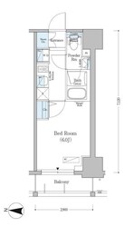 新馬場駅 徒歩3分 10階の物件間取画像